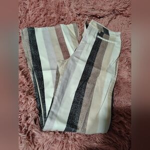 Vintage Striped Flared-Leg Pants/ F21/ NWOT/SZ 30/High Rise/ See Info